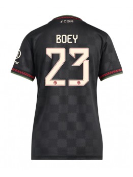 Billige Bayern Munich Sacha Boey #23 Tredjedrakt Dame 2025-26 Kortermet
